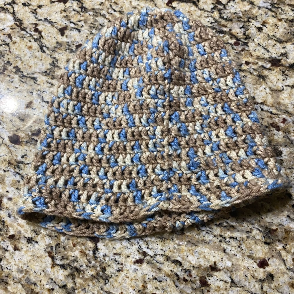 cute color lock beanie crochet 💕